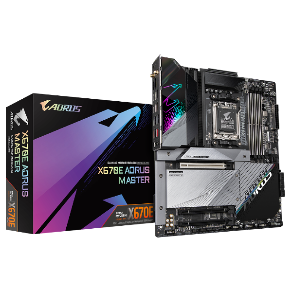 לוח Gigabyte X670E AORUS MASTER AMD AM5 DDR5 WIFI 6E ATX