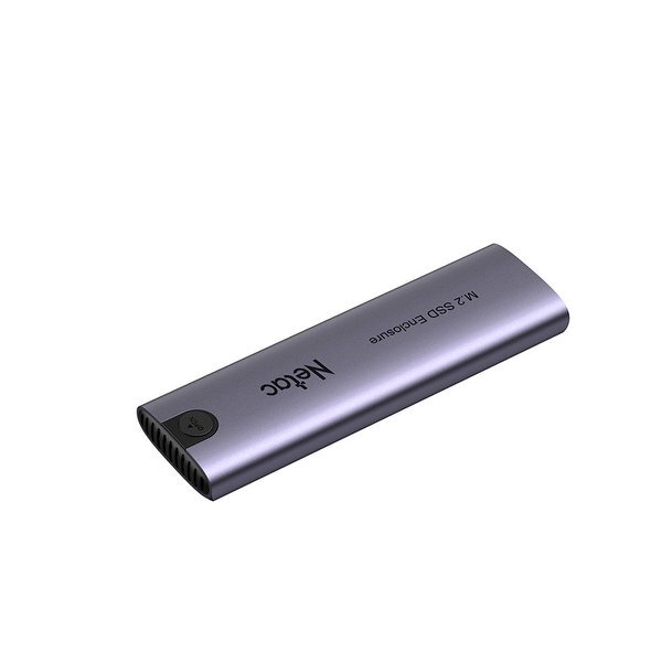 קופסא חיצונית לדיסק Netac USB Type-C to C/A NVME/M.2 SATA HDD Cas