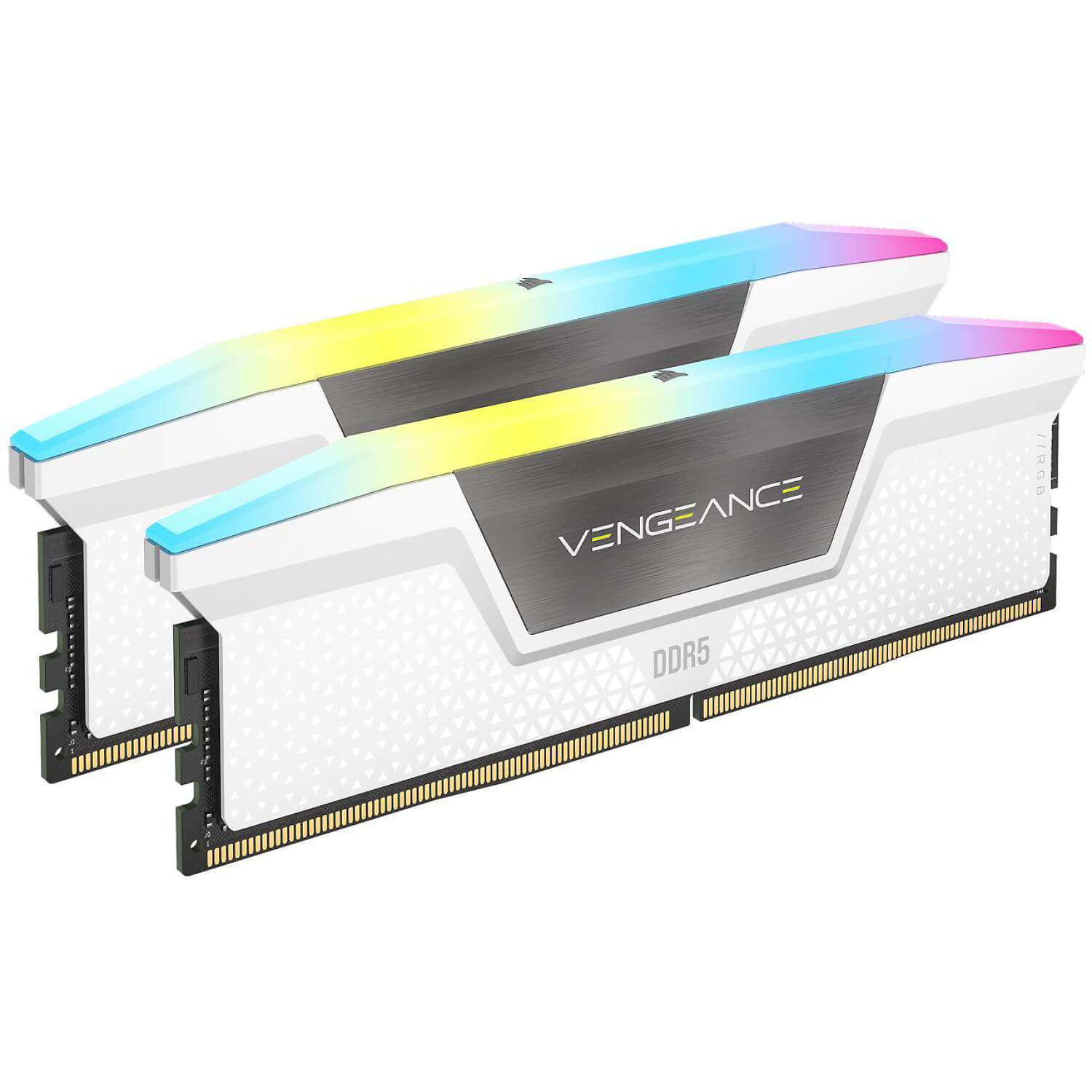 CORSAIR DDR5 64G (2X32G) 5600 CL40 VENGEANCE RGB WHITE