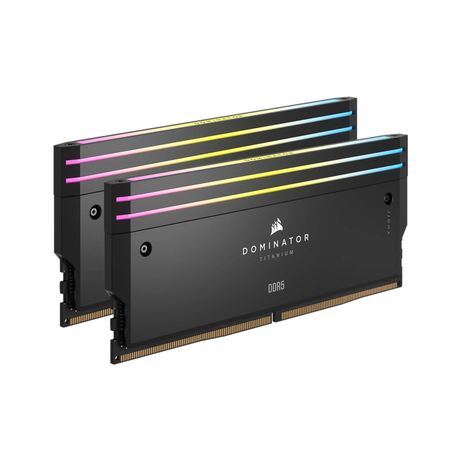 CORSAIR DDR5 48G (2X24G) 7200 CL36 DOMINATOR TITANIUM RGB BLACK