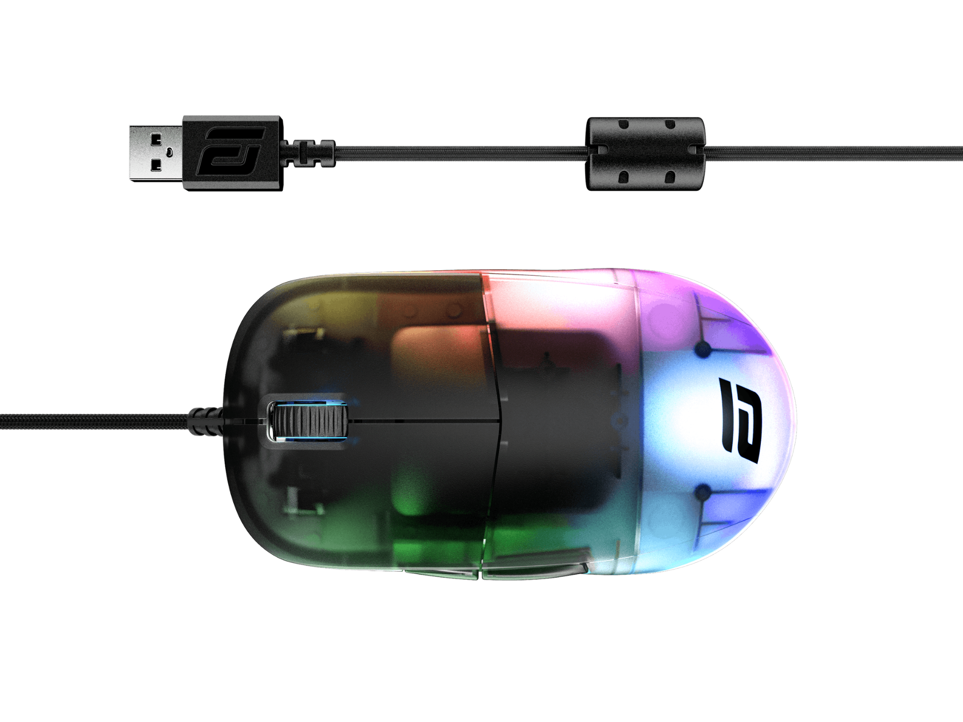 עכבר מחשב גיימינג ENDGAME GEAR XM1 RGB שקוף מט