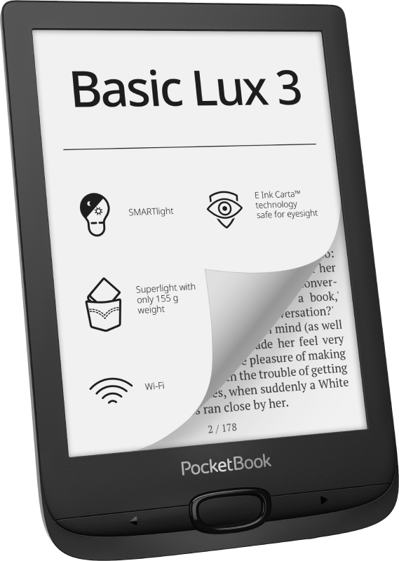 POCKETBOOK 617 BASIC LUX 3 BLACK