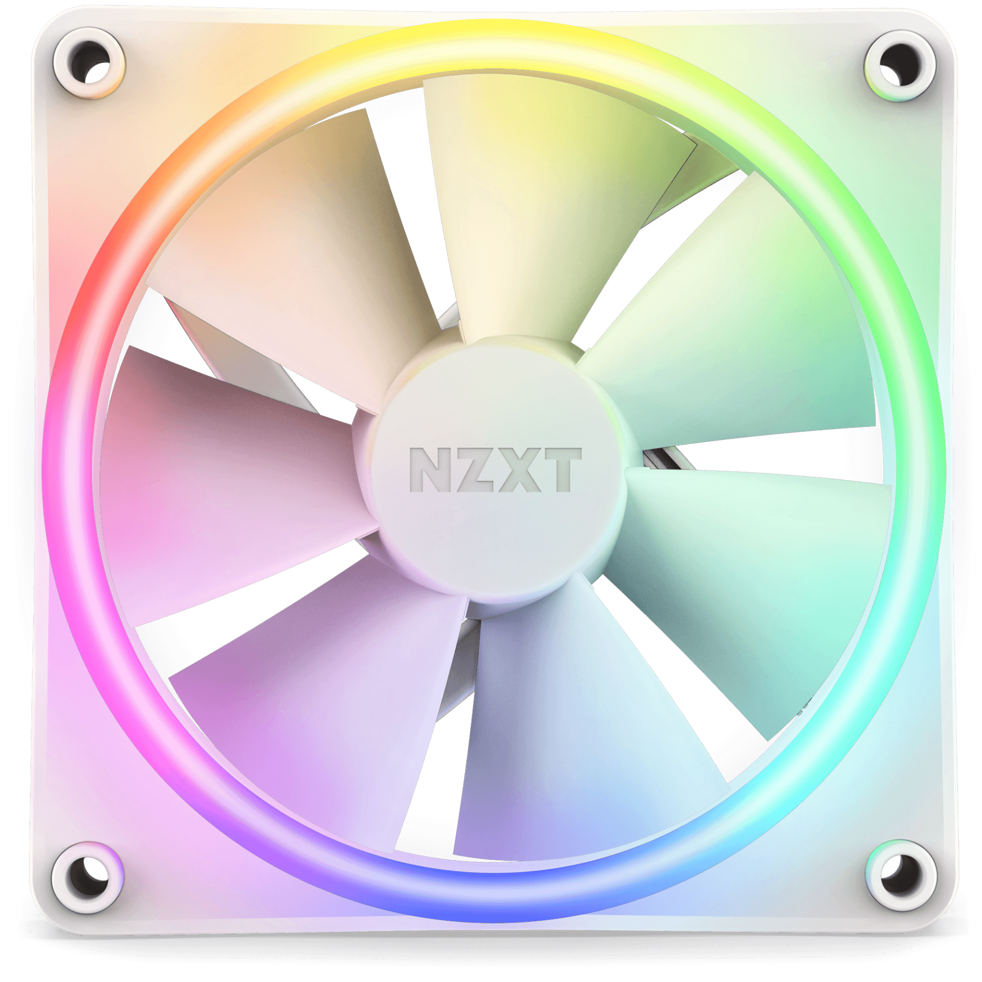 NZXT F120 RGB DUO FANS 120MM WHITE