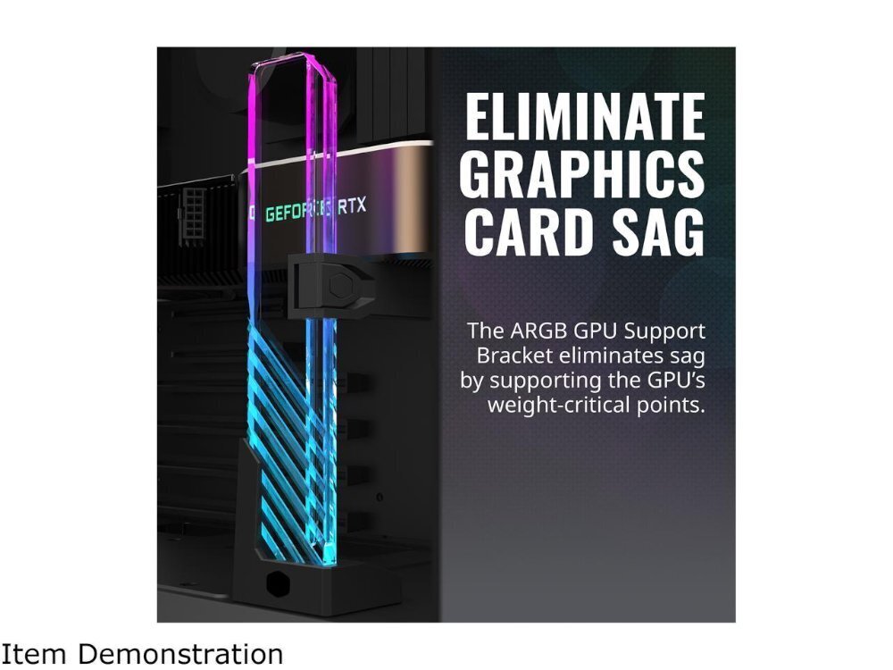 תומך לכרטיס מסך Cooler Master ARGB GPU SUPPORT BRACKET