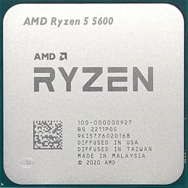 מעבד AMD Ryzen 5 5600 3.5Ghz 4.4Ghz AM4 Tray no Fan No GPU