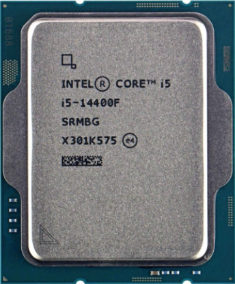 מעבד Intel Core I5-14400F Tray No GPU 4.7 Ghz No Fan 65W TDP
