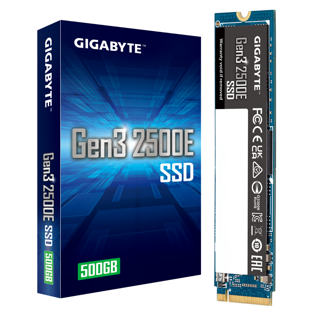GIGABYTE SSD 500GB 2500E M.2 2280 NVME