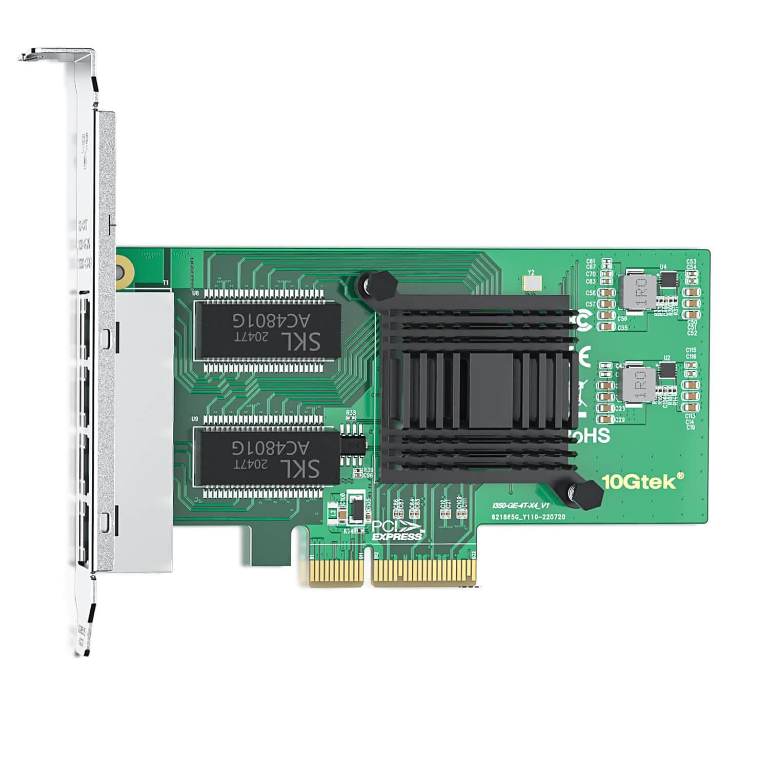 10GTEK 1G 4-PORTS PCI-EX4 NETWORK CARD