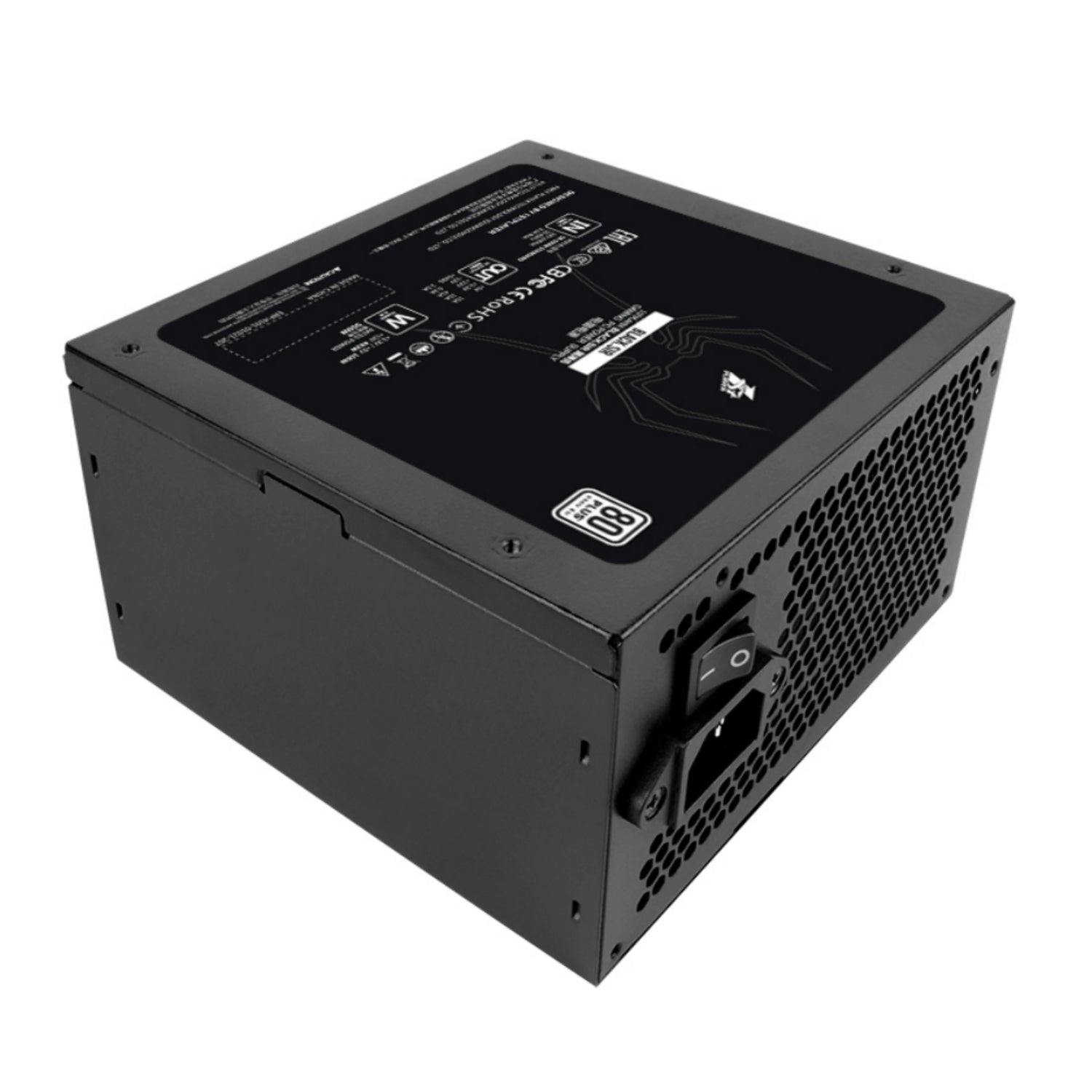 1StPlayer BLACK SIR 600W 80 + Power Supply