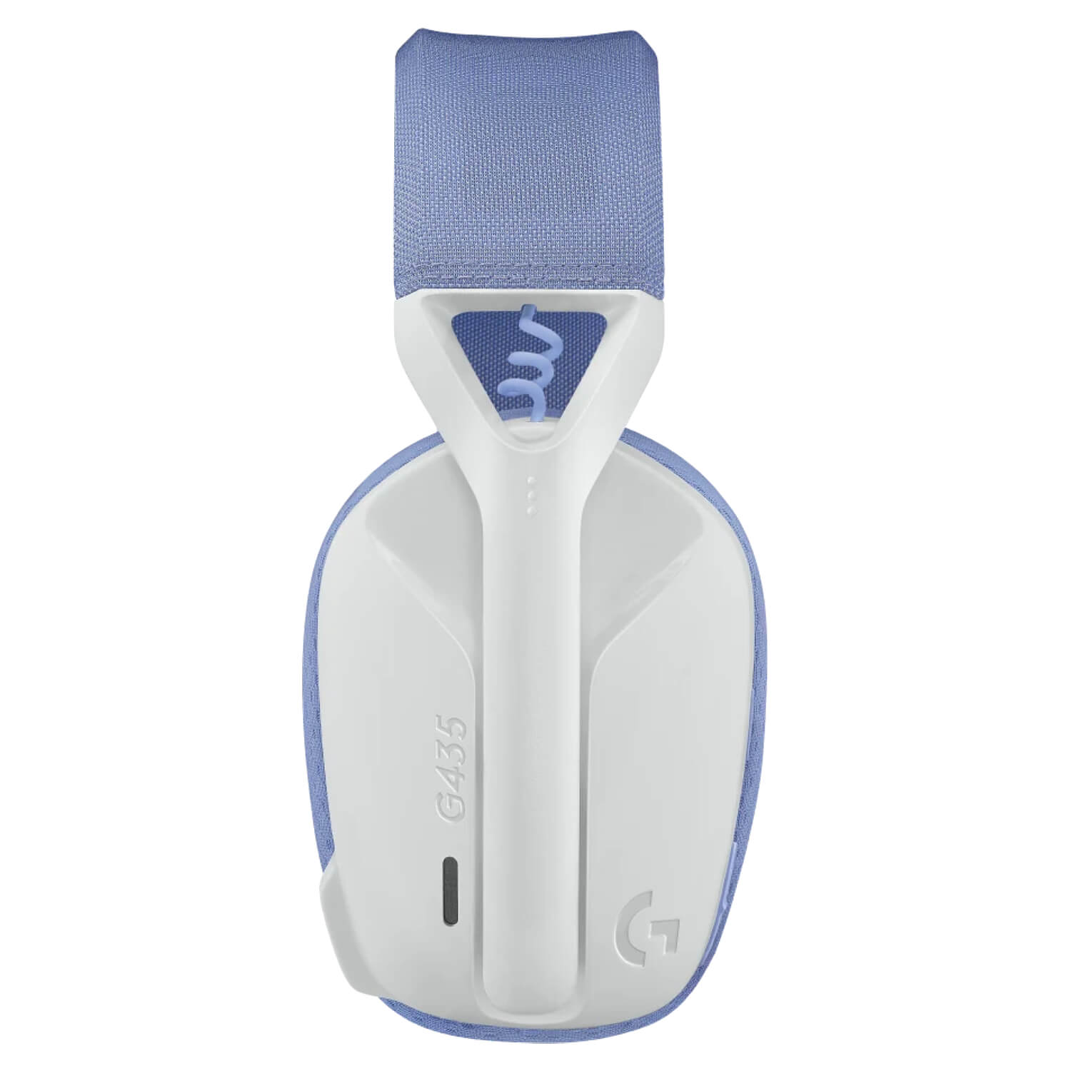 אוזניות קשת אלחוטיות לגיימינג Logitech G435 Lightspeed צבע לבן