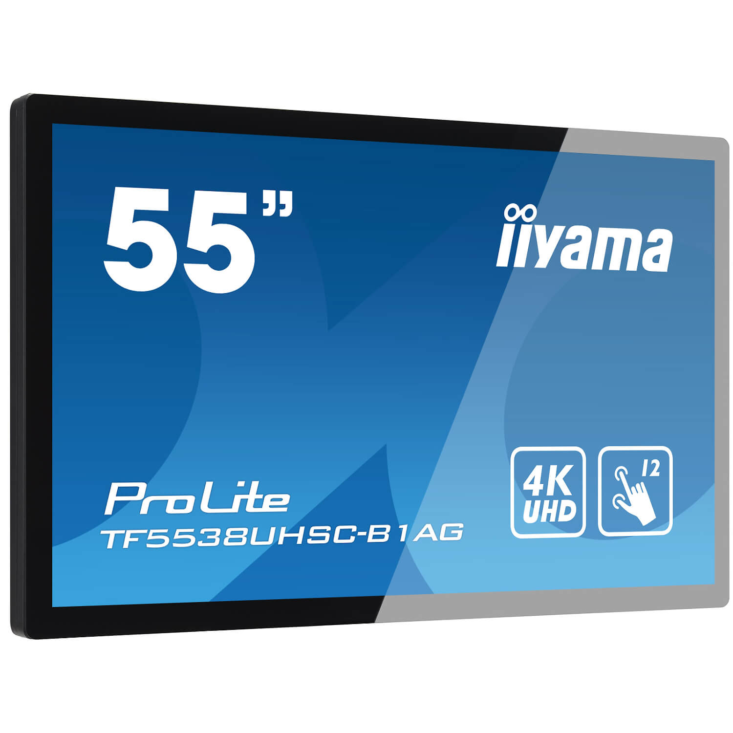 IIYAMA 55’ PROLITE 12PT OPEN FRAME PCAP TOUCH 4K 8MS MONITOR