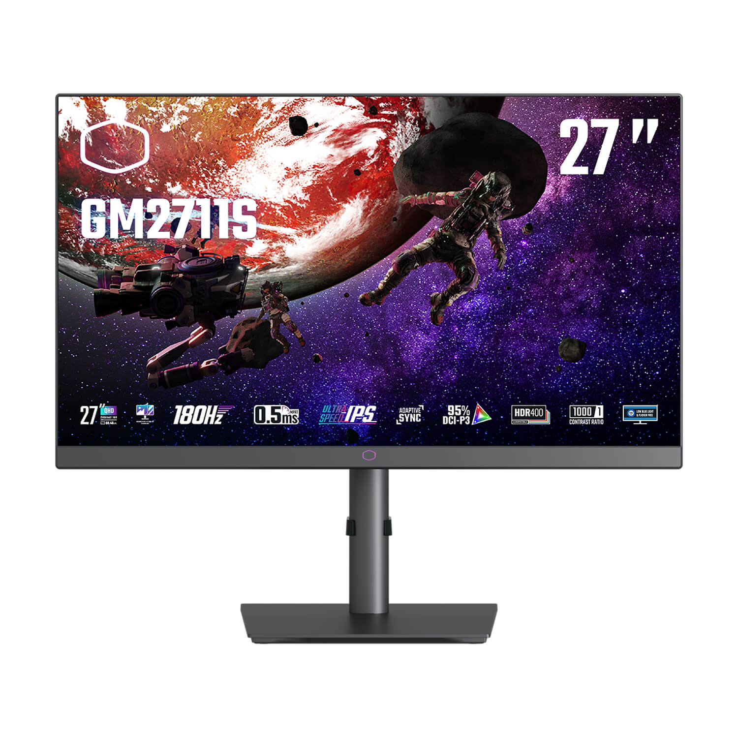 CoolerMaster 27’’ GM2711S IPS 2K QHD 180Hz 0.5ms Gaming Monitor