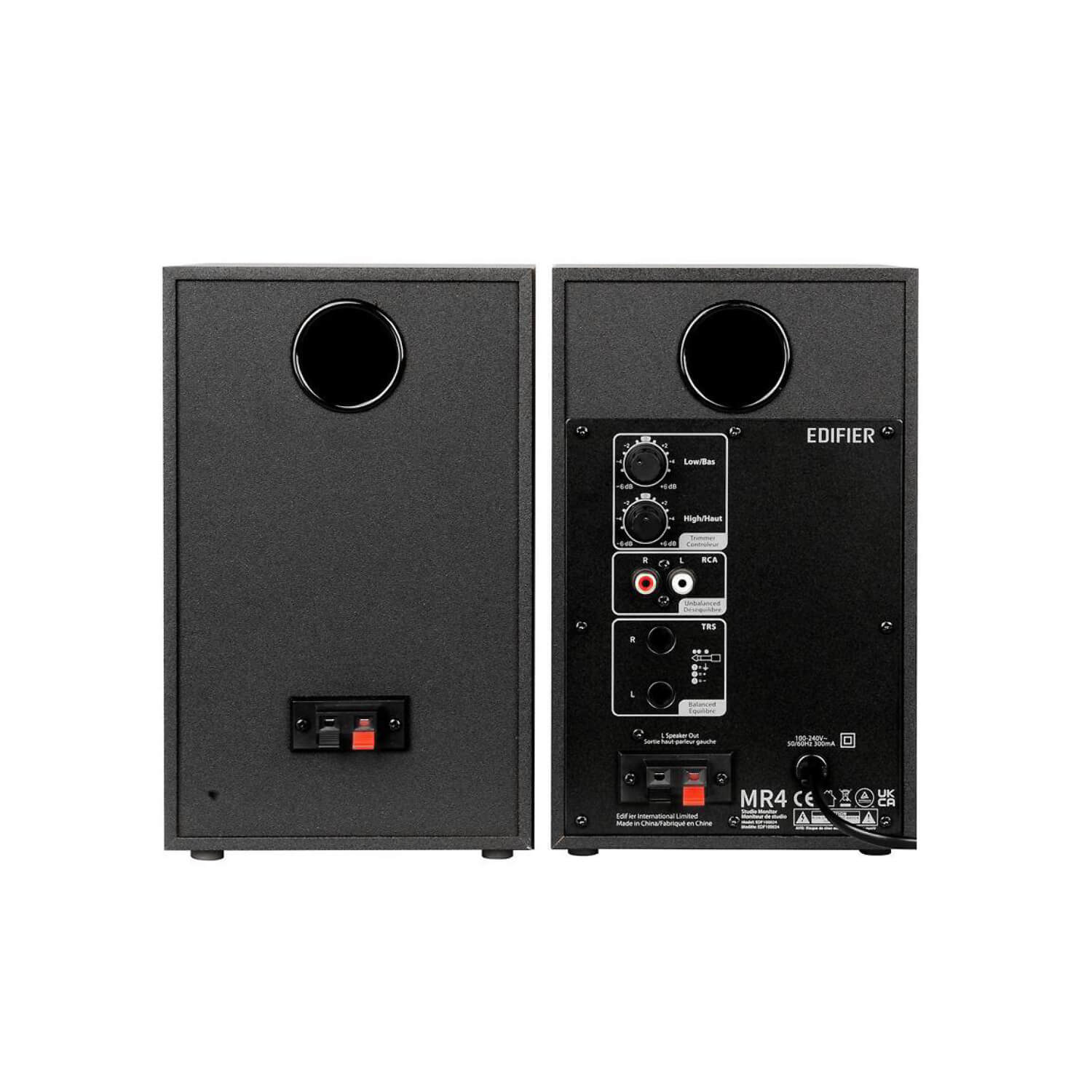 רמקולים לאולפן בצבע שחור EDIFIER 2.0 MR4 42W