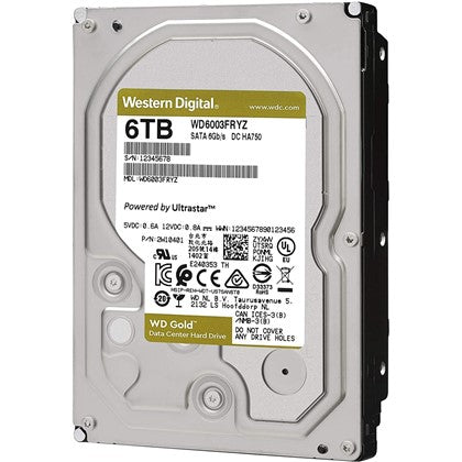 6TB 128MB 7200RPM 6GB/s WD6003FRYZ GOLD WD