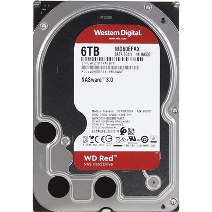 6TB 64MB SATA III 6GB/s EFZX RED PLUS WD