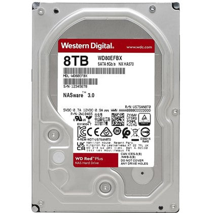 8TB 256MB SATA III 6GB/s EFBX RED PLUS WD