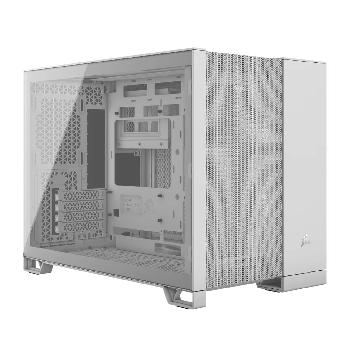 CORSAIR 2500D AIRFLOW TEMPERED GLASS MID-TOWER CASE WHITE
