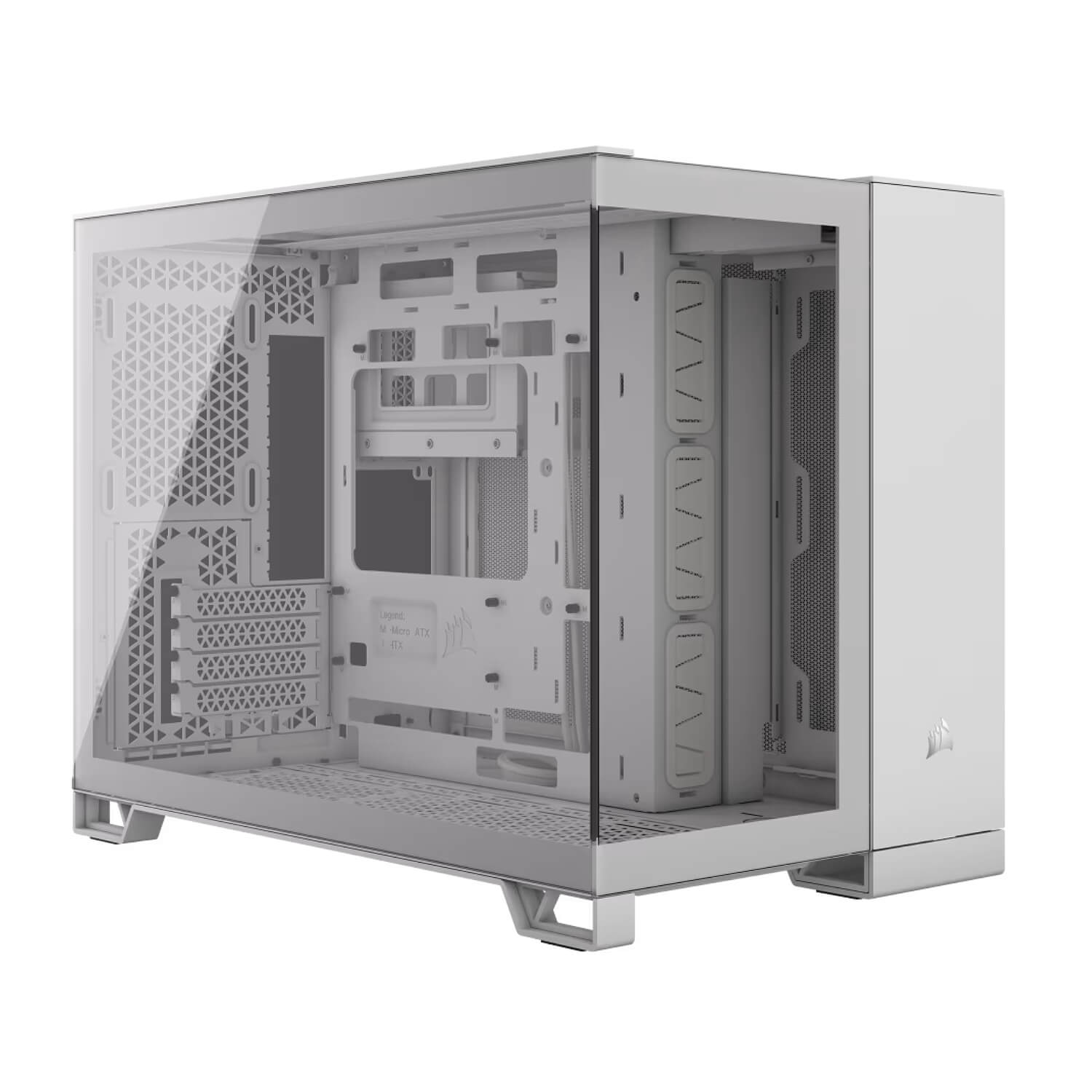 CORSAIR 2500X TEMPERED GLASS MID-TOWER CASE WHITE