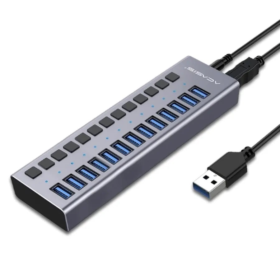 Acasis USB-A to 13-Ports USB-A 3.0 5Gbps 60W (HS-713MG) HUB – Cryptech
