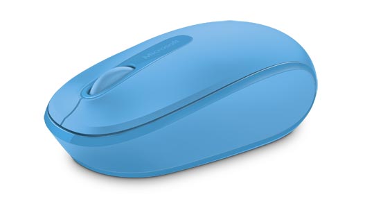 עכבר אלחוטי MICROSOFT 1850 CYAN BLUE - Cryptech