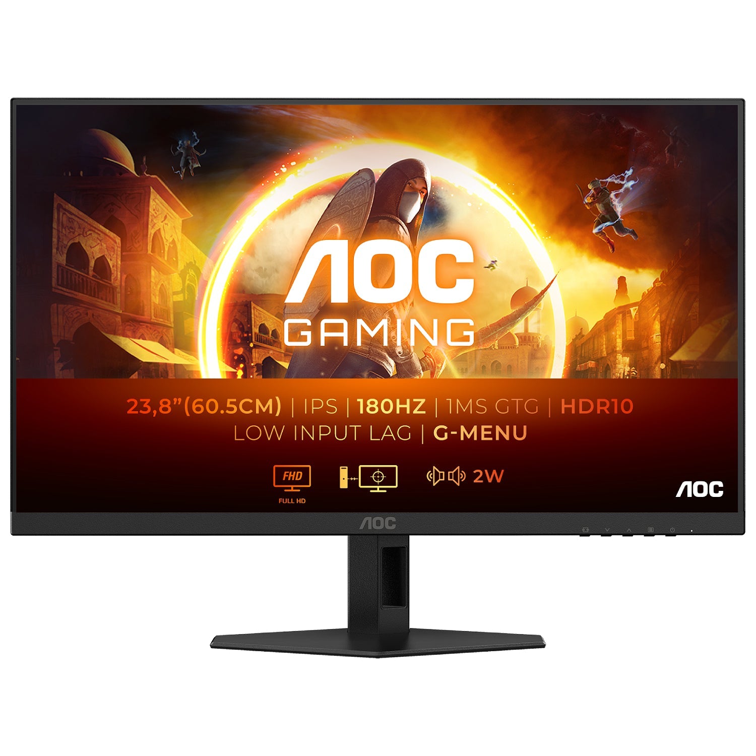 AOC 23.8’’ FHD 180Hz 0.5ms IPS Gaming Monitor