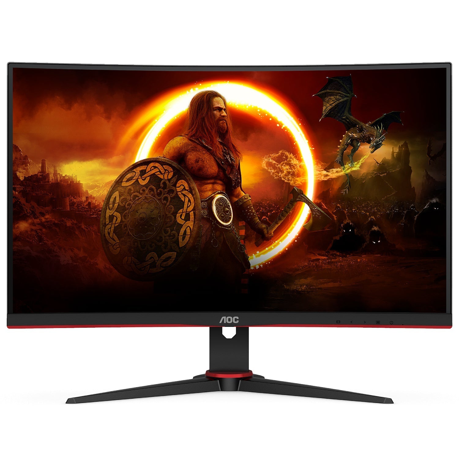 AOC 27’’ VA FHD 165Hz 1ms 1500R Curved Gaming Monitor