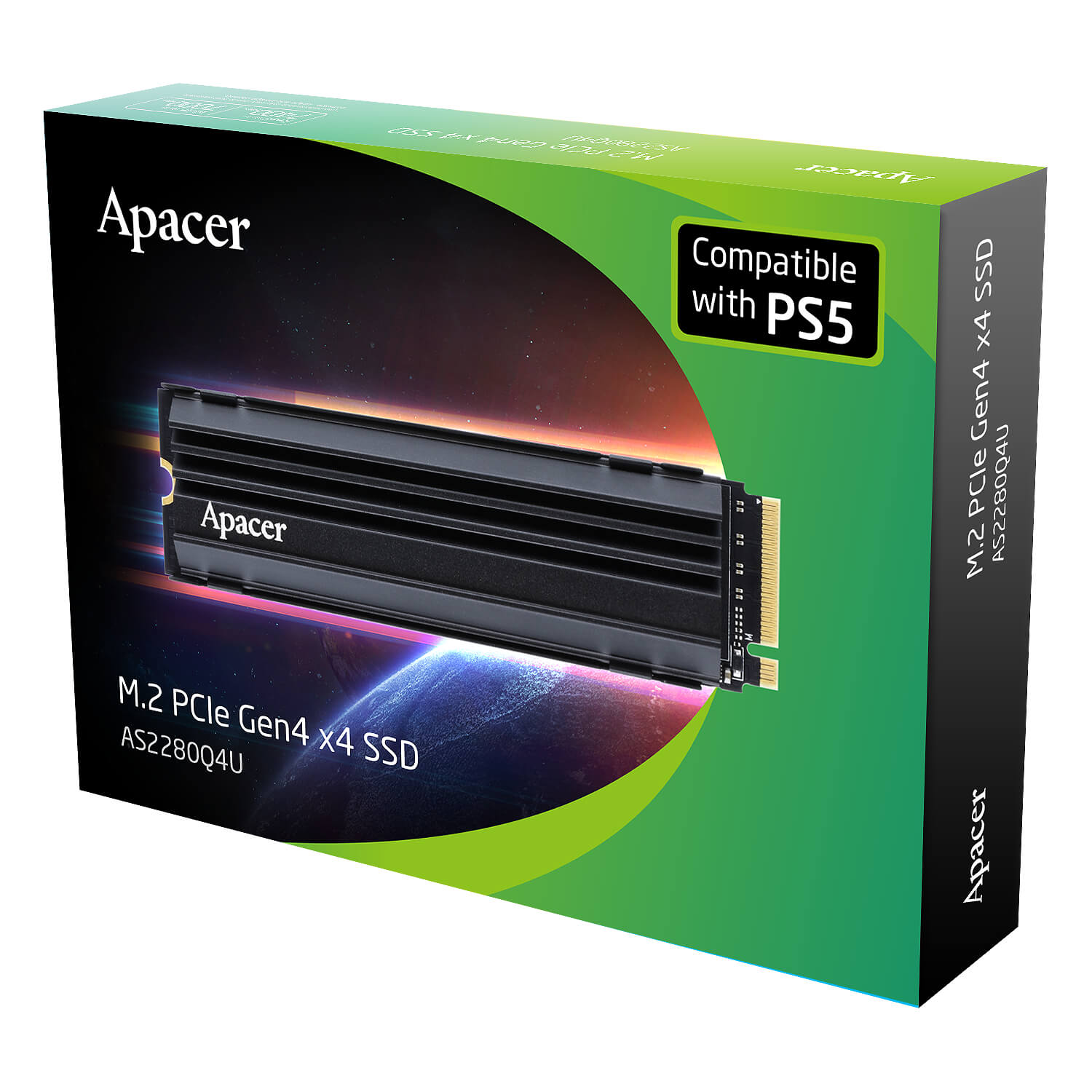 Apacer 2.0TB M.2 PCIe Gen4 x4 SSD with Heatsink – Cryptech