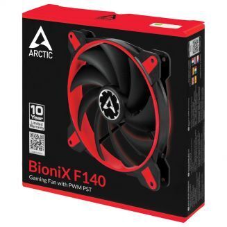 ARCTIC BIONIX F140 GAMING FAN PWM PST RED - Cryptech