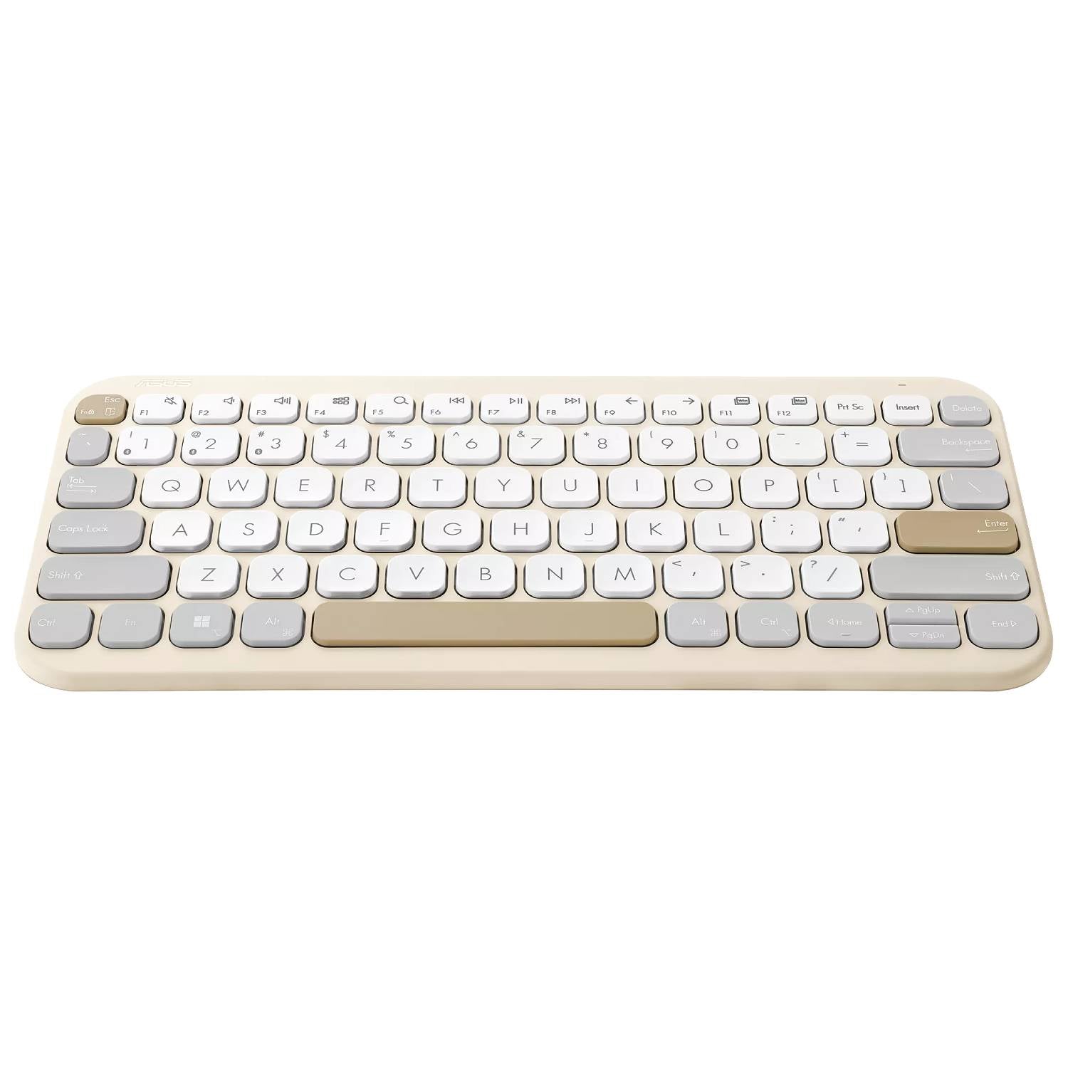 Asus Marshmallow KW100 Wireless Keyboard - Oat Milk