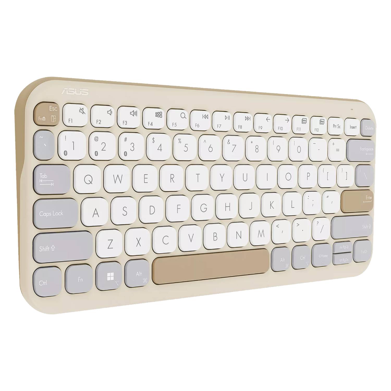 Asus Marshmallow KW100 Wireless Keyboard - Oat Milk