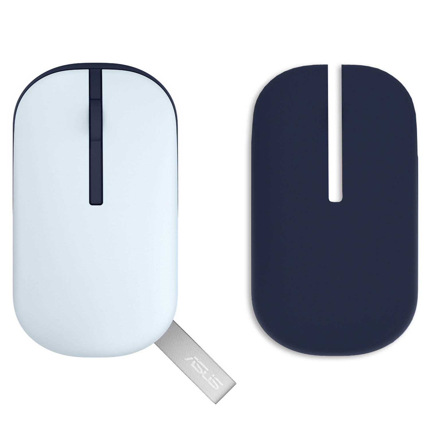 Asus MD100 Wireless Marshmallow Mouse - Quiet Blue & Solar Blue