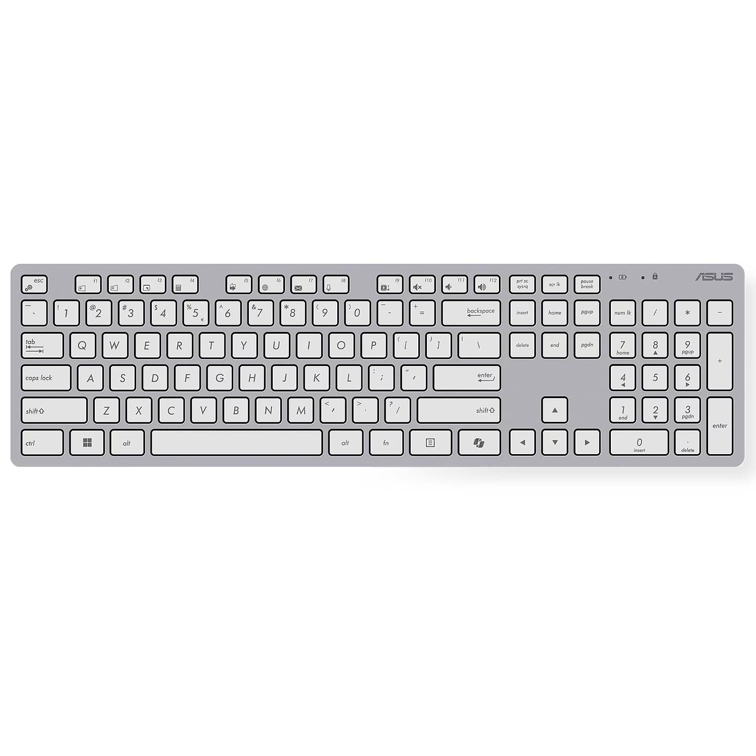 Asus W5000 Wireless Keyboard COPILOT and Mouse Set - White