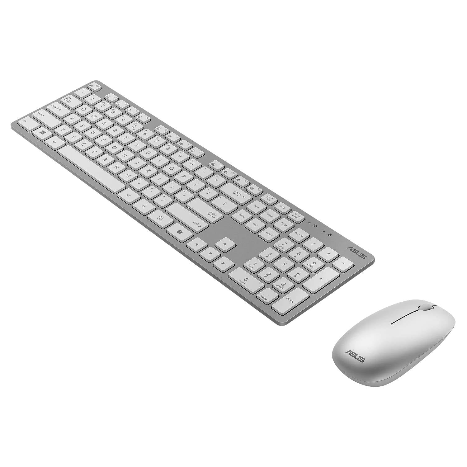 Asus W5000 Wireless Keyboard COPILOT and Mouse Set - White