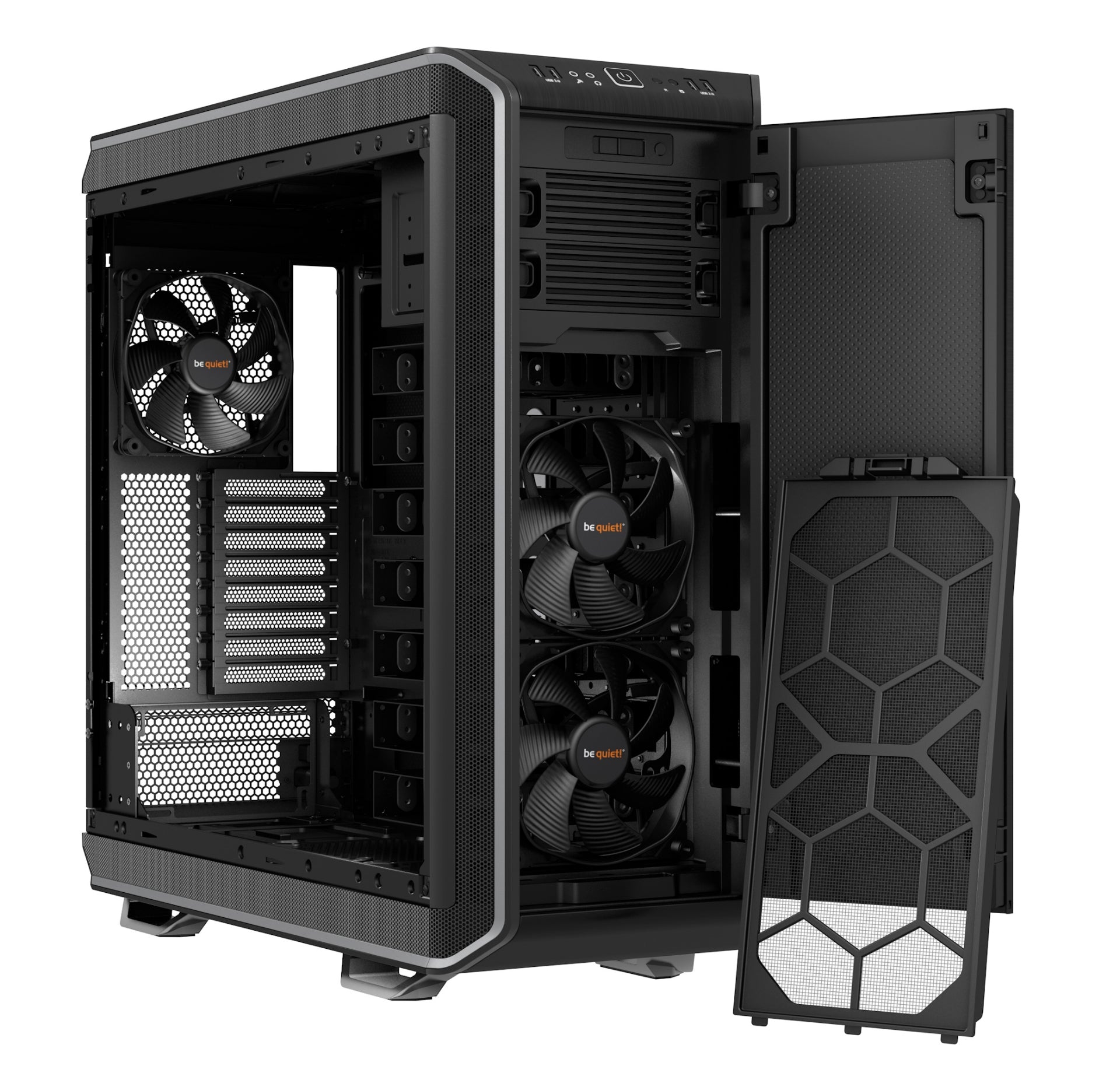 BE QUIET! CASE DARK BASE 900 SILVER - Cryptech