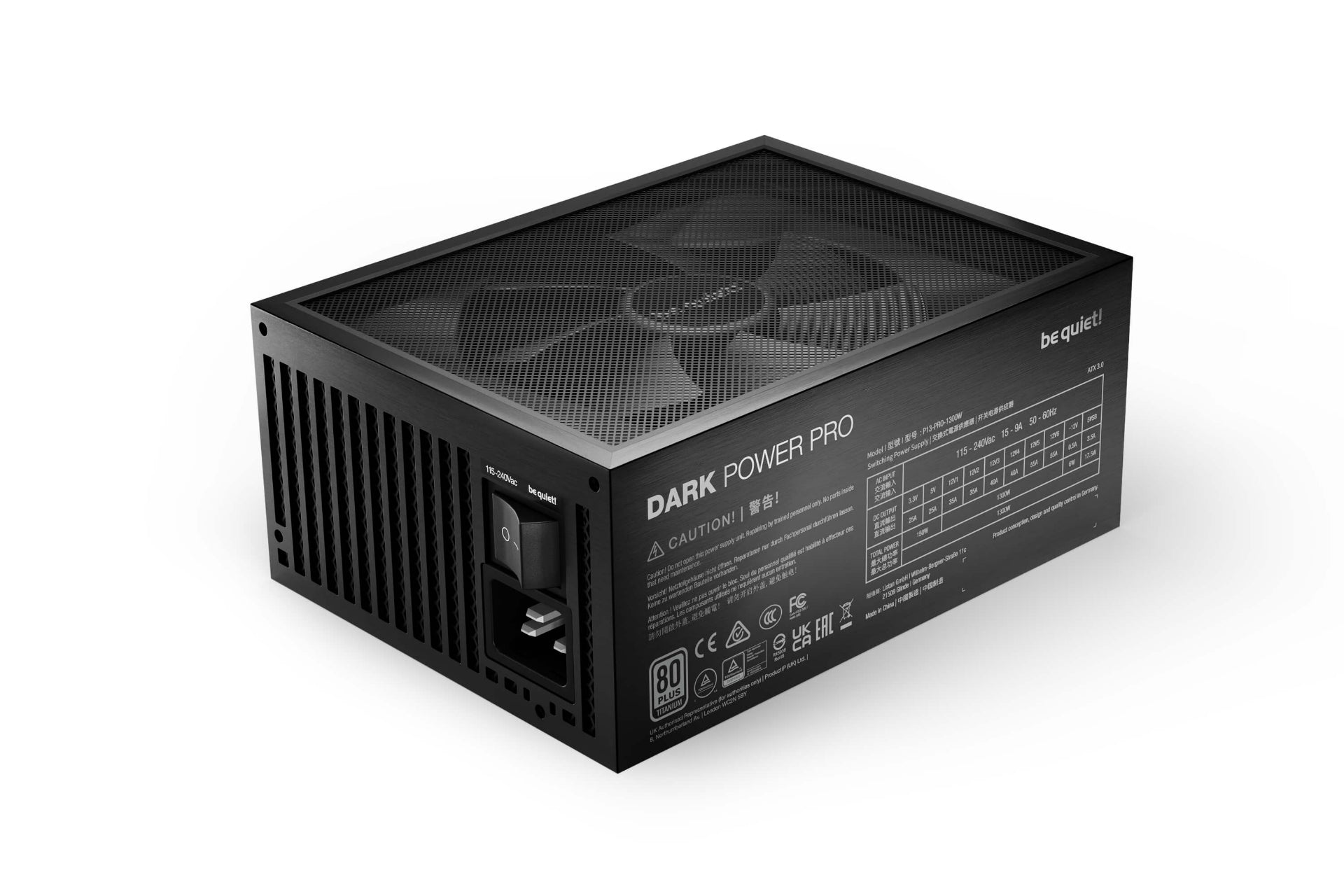 BE QUIET! DARK POWER PRO 13 1600W - Cryptech