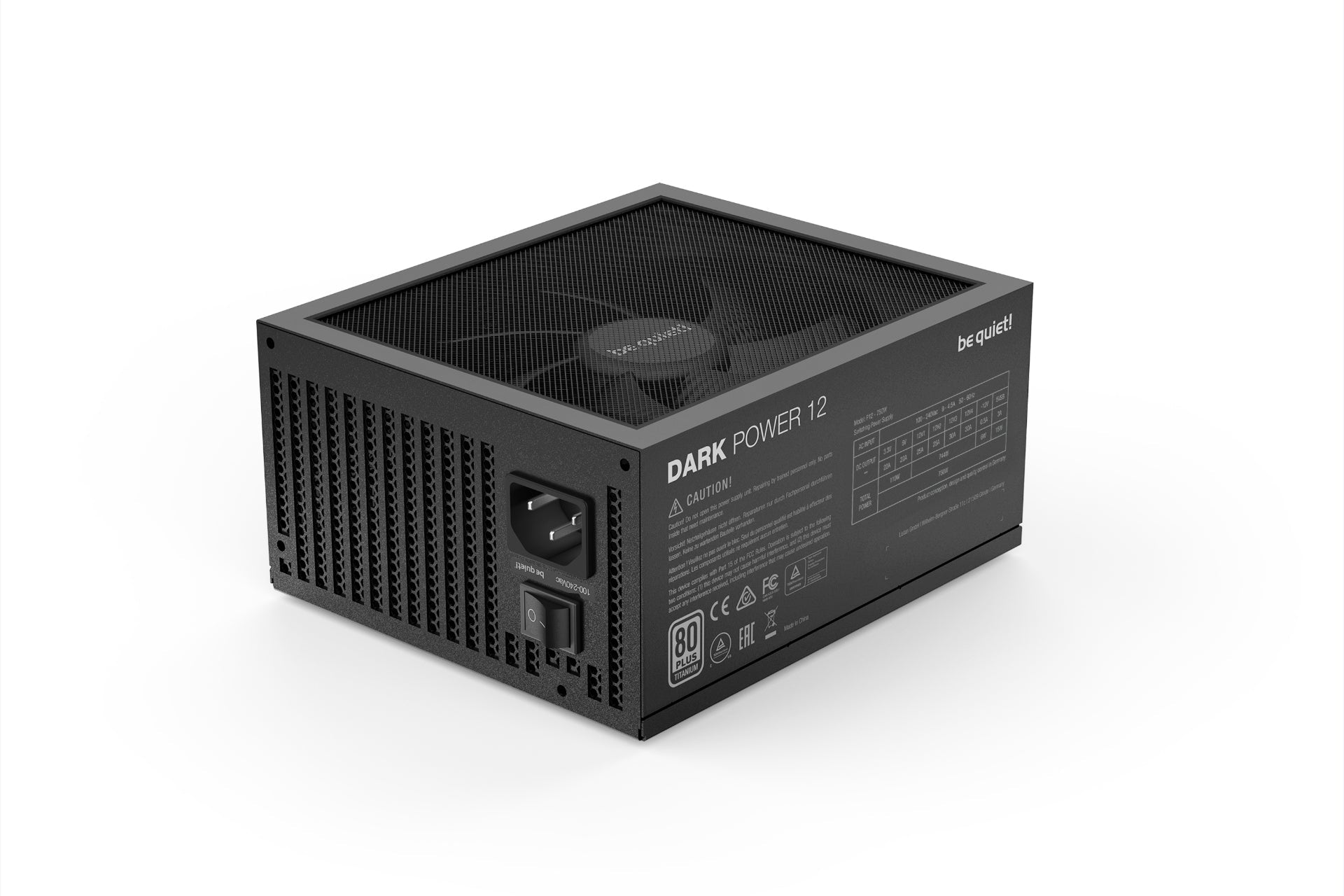 BE QUIET! PSU 750W DARK POWER 12 - Cryptech