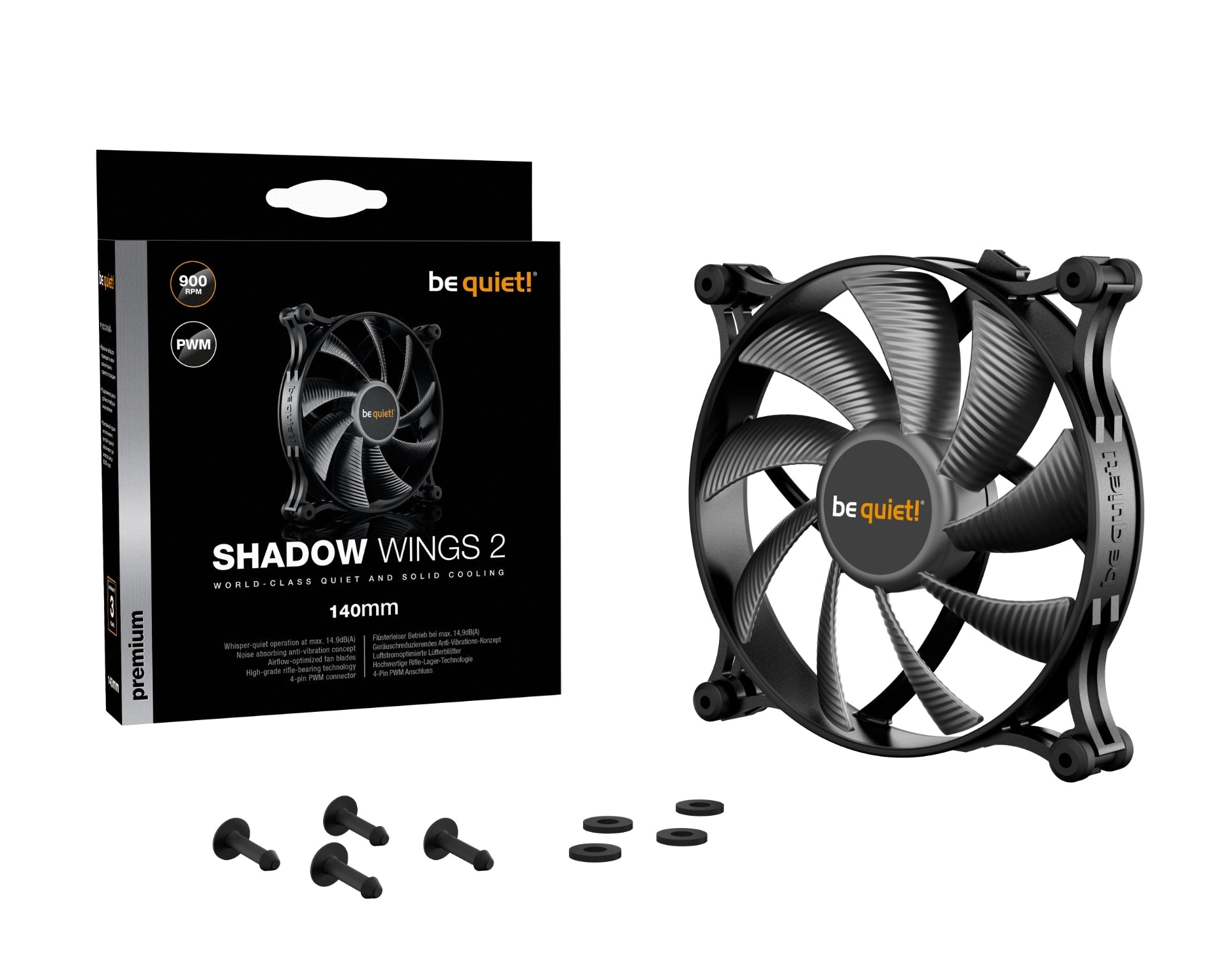 BE QUIET! SHADOW WINGS 2 140MM PWM - Cryptech