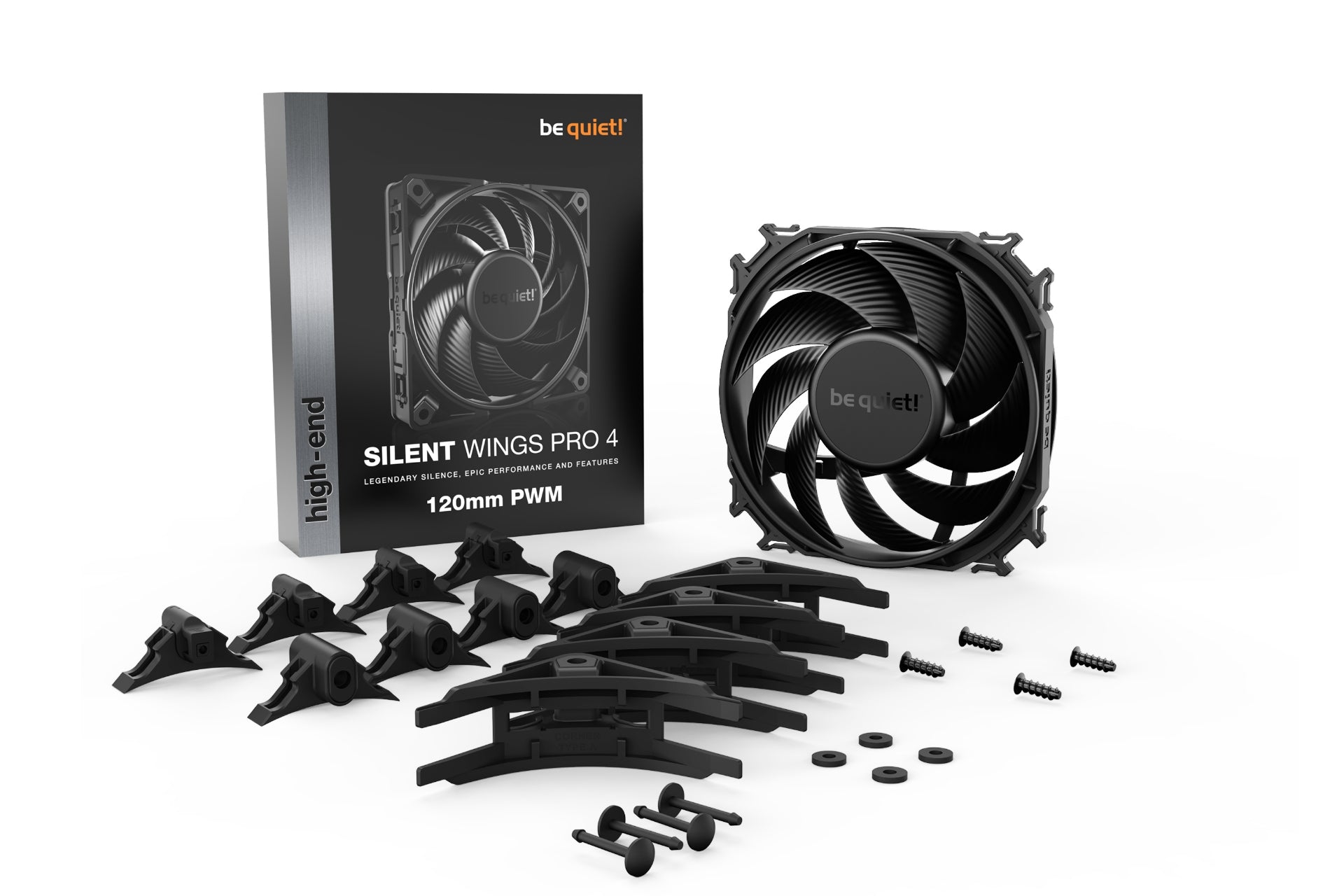 BE QUIET! SILENT WINGS PRO 4 120MM PWM - Cryptech