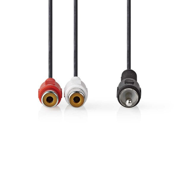 Cable RCA Male to 2x RCA Female 0.2m