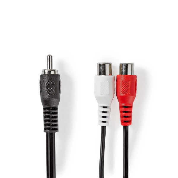 Cable RCA Male to 2x RCA Female 0.2m