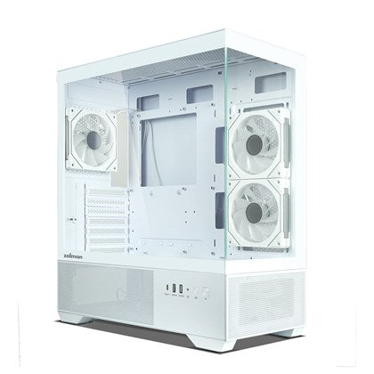 CASE ZALMAN ATX MID TOWER CHRONIX White