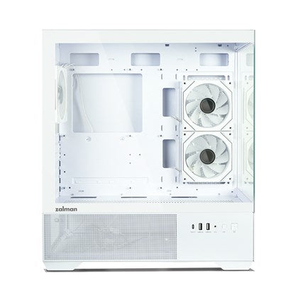 CASE ZALMAN ATX MID TOWER CHRONIX White