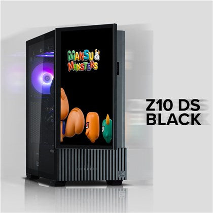 CASE ZALMAN ATX MID-TOWER Z10 DS Black