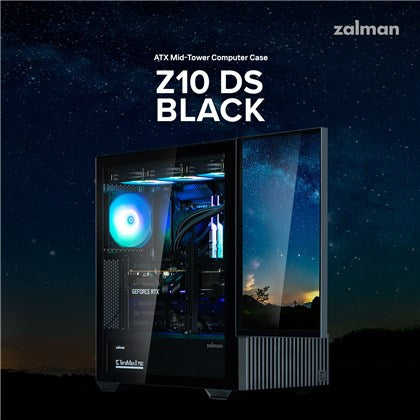 CASE ZALMAN ATX MID-TOWER Z10 DS Black