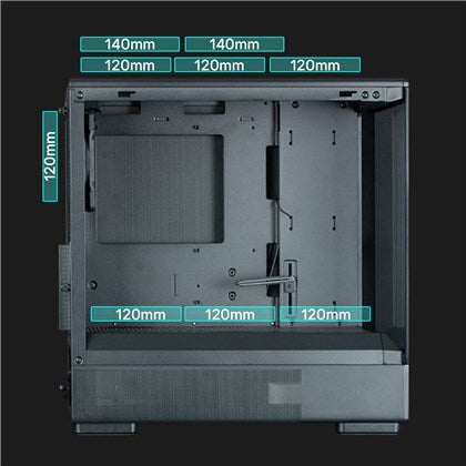 CASE ZALMAN MICRO ATX MINI-TOWER P10 BLACK