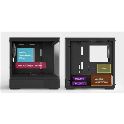 CASE ZALMAN MICRO ATX MINI-TOWER P10 BLACK