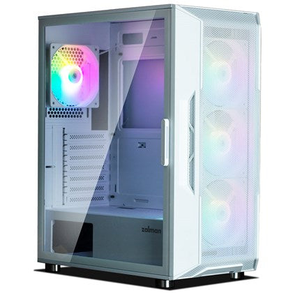 CASE ZALMAN MID TOWER I3 NEO TEMPERED GLASS White