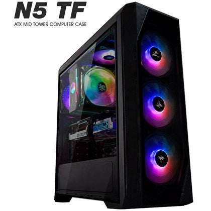 CASE ZALMAN N5 TF BUILT IN 4 X120 MM RGB