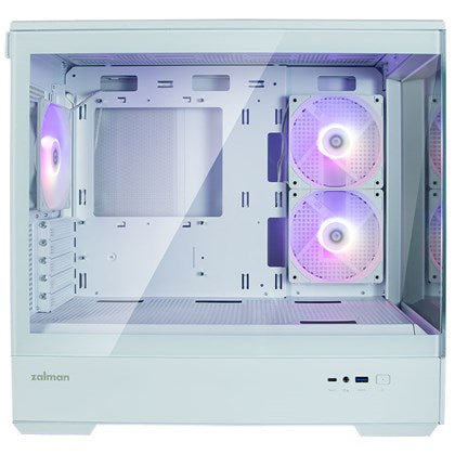 CASE ZALMAN P30 ARGB mATX CASE White