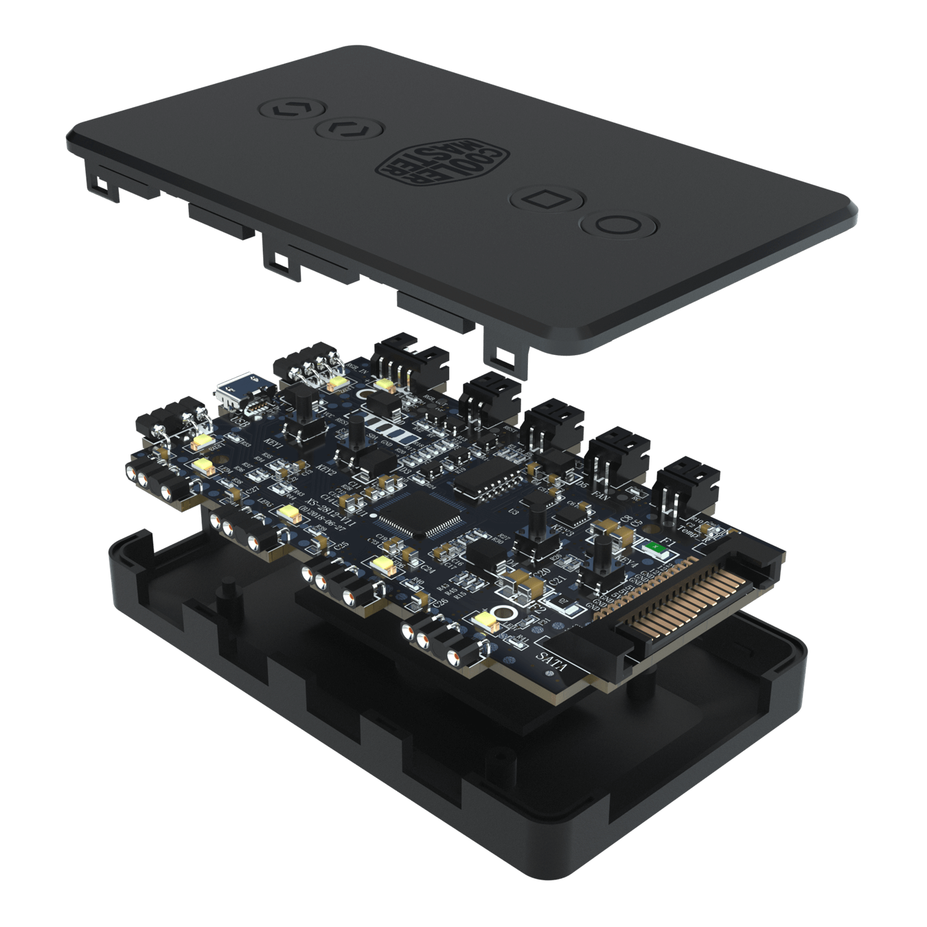 COOLERMASTER ADDRESABLE ARGB/RGB LED CONTROLLER - Cryptech